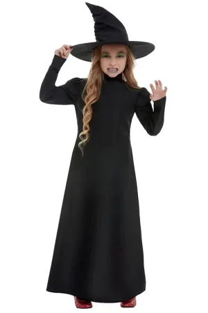 Korting Smiffys Kostuum - Wicked Witch Girl - Zwart