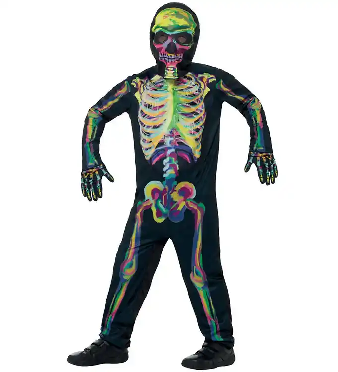 Seizoensaanbieding Smiffys Verkleedkleren - Glow In The Dark Skeleton - Multi