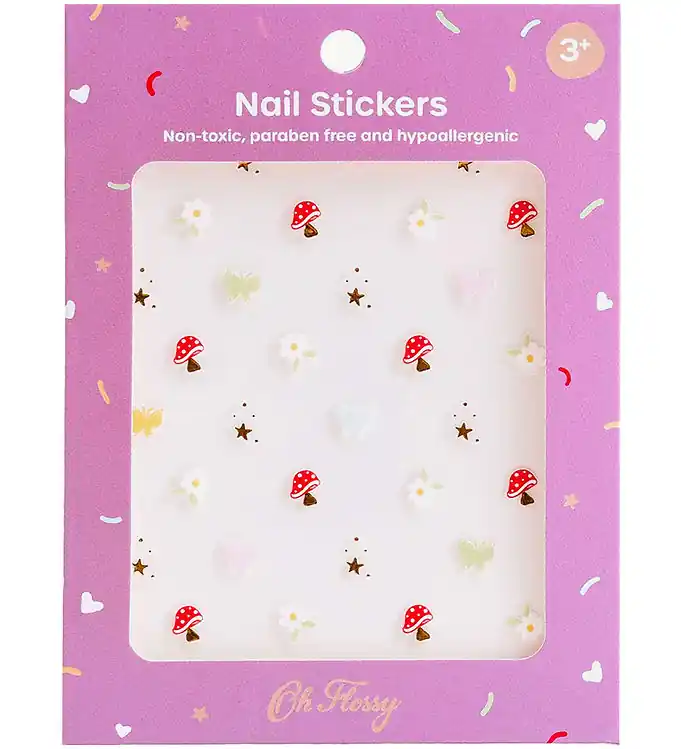 Oh Flossy Nails Stickers - Magie Garden Beperkt Aanbod