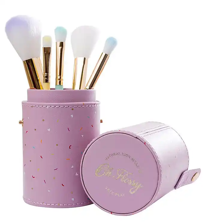 Gratis Retour Oh Flossy make-upborstels - 5 st. - Rainbow