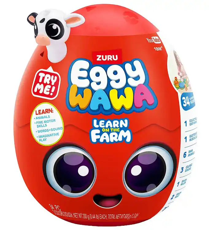 Eggy Wawa Speelgoed - LLeer over het Farm Verrassingsei Snelle Levering