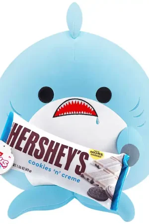 Snackles Knuffel - 50 cm - De haai Seth m. Hershey's Koop Online