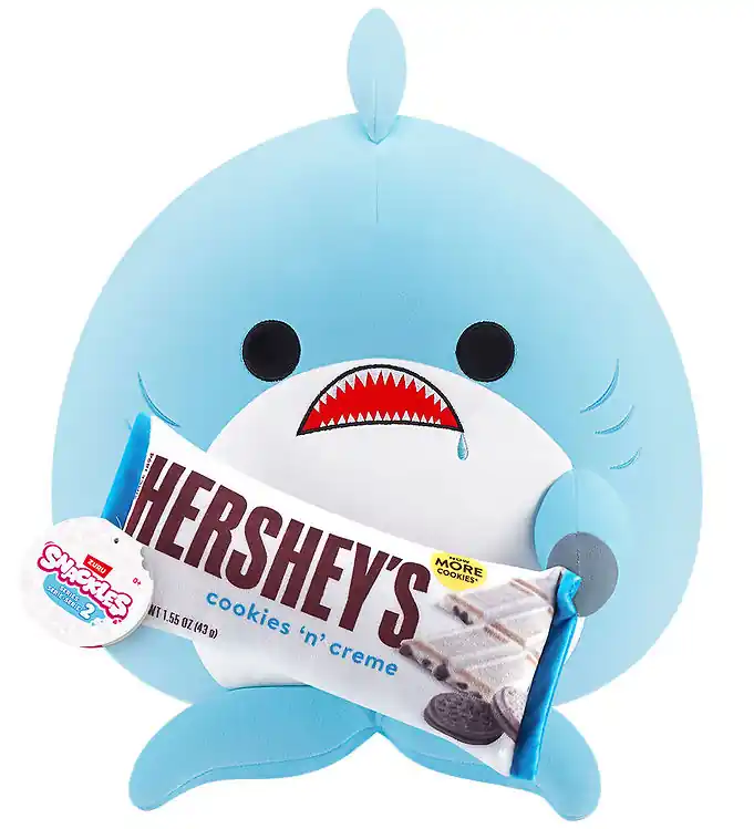 Snackles Knuffel - 50 cm - De haai Seth m. Hershey's Koop Online