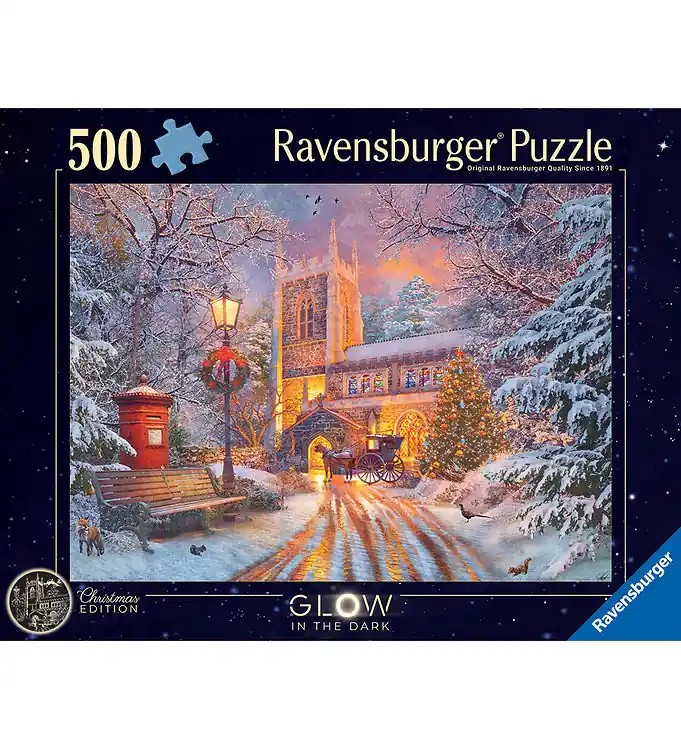 Ravensburger Puzzel - 500 Bakstenen - Magische kerststerlin Gratis Retour