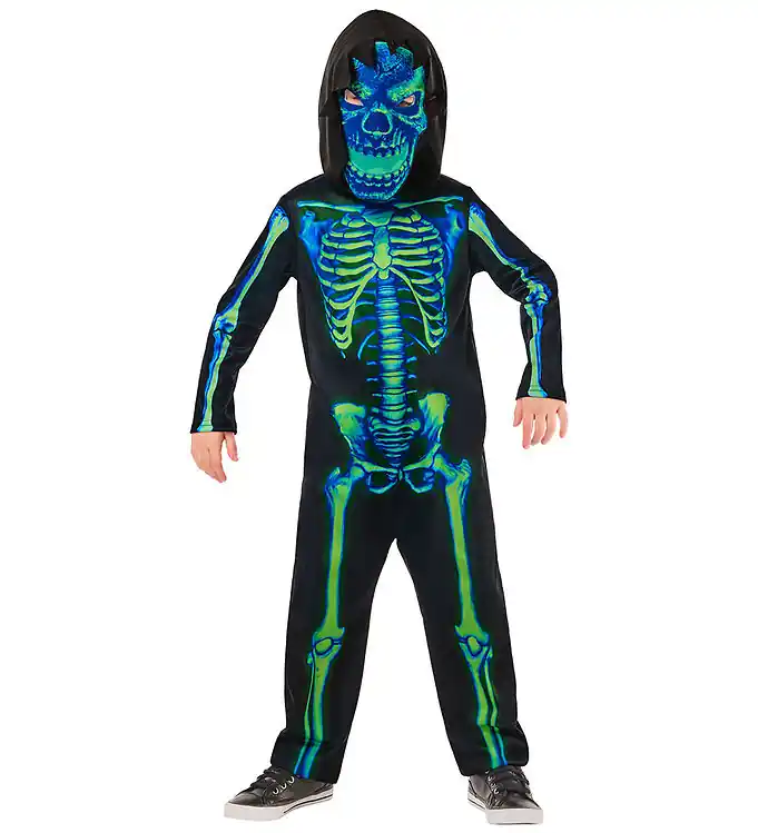 Rubies Kostuum - Neon Green Skeleton Laatste Kans
