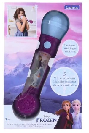 Lexibook Microfoon m. Geluid en licht - Disney Frozen Rechtstreeks Van De Fabrikant