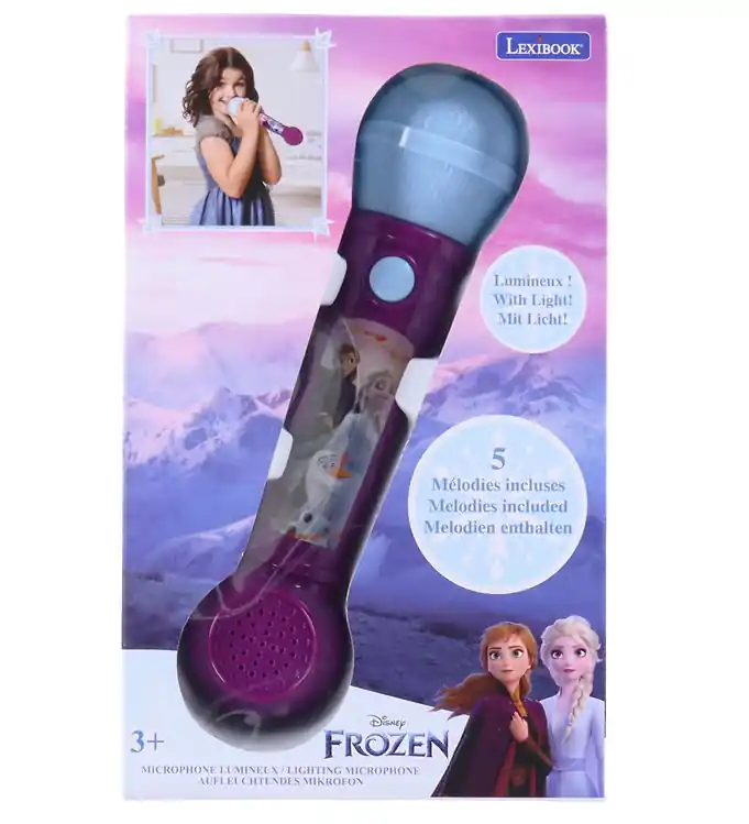 Lexibook Microfoon m. Geluid en licht - Disney Frozen Rechtstreeks Van De Fabrikant