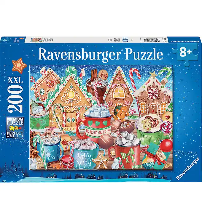 Op = Op Ravensburger Puzzel - 200 XXL Bakstenen - Sweet Kerstmis