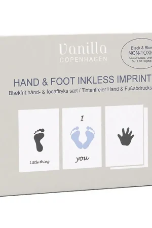 Vanilla Copenhagen Hand- en voetafdrukset - Zwart/Blauw Lage Prijs