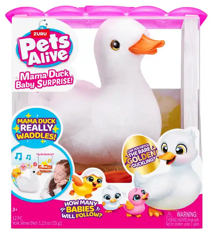 Voordeelprijs Pets Alive Knuffel - 30 cm - Mama Eend m. Muziek
