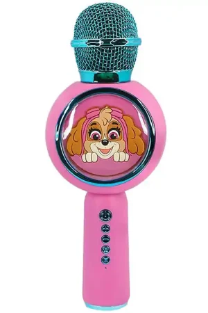 Betrouwbaar OTL Microfoon - Paw Patrol - LED - Draadloze karaoke - Roze