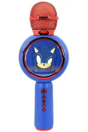 Beperkt Aanbod OTL Microfoon - Sonic The Hedgehog - LED - Karaoke Draadloos - B