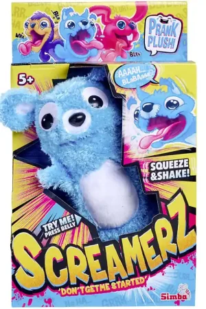 ScreamerZ Bear - 30 cm - Blauw Express Levering