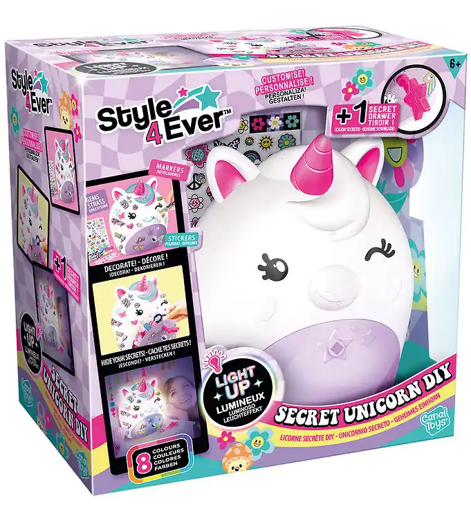 Voordeelprijs Style 4 Ever Secret Deco DIY Unicorn Lamp