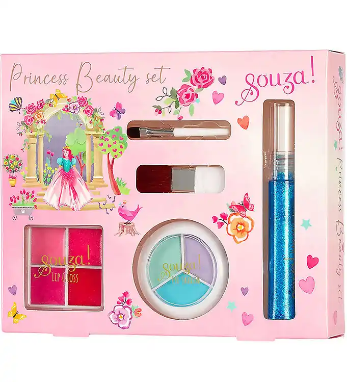 Souza Schminck Set - Oogschaduw/Lipgloss/Haarmascara - Princess Flitsaanbieding