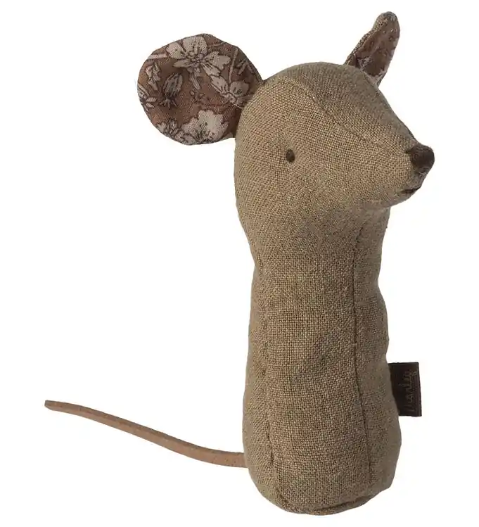 Tijdelijk Beschikbaar Maileg Rammelaar - Slaapliedje Friends - Muis - Light Omber