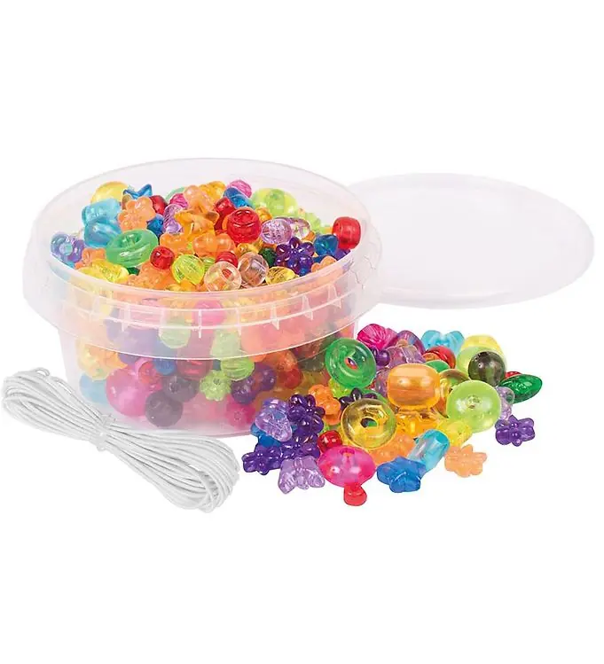 Gecertificeerd Playbox Kralen - Transparant gemengd Kralen - 180 stk