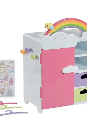 Baby Born Poppen Accessoires - Regenbooggarderobe Premium