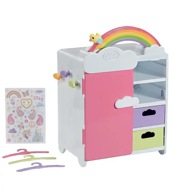 Baby Born Poppen Accessoires - Regenbooggarderobe Premium