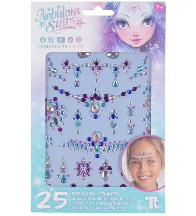 Vage sterren gezichtsdecoratie - Romper Stickers opslaan Koopje