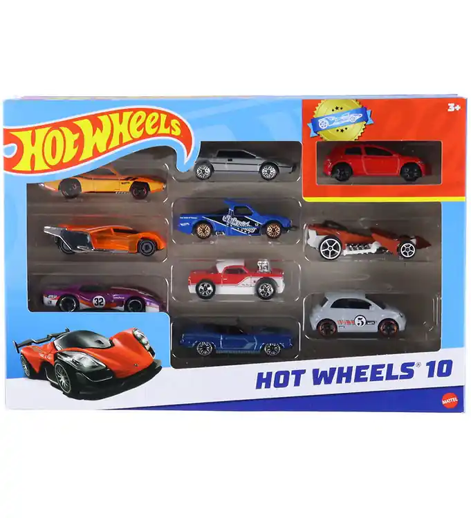 Hot Wheels Auto's - 10-pack - Assorti Tijdelijk Beschikbaar