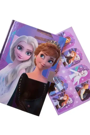 Gratis Retour Frozen Dagboek m. Slot - Paars