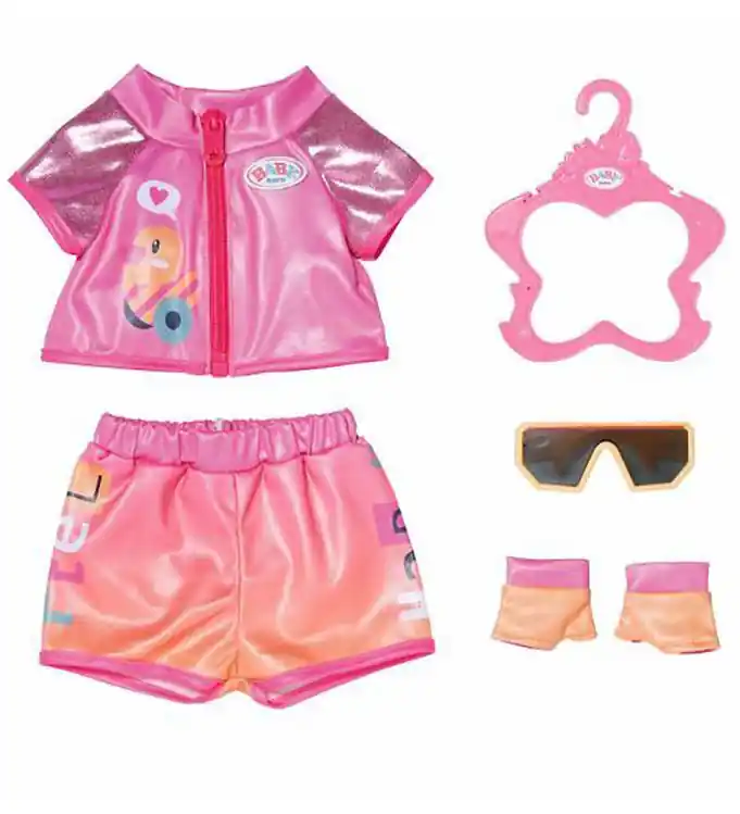 Gecertificeerd Baby Born Kleding - Bike Outfit - 43 cm
