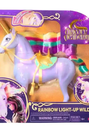 Unicorn Academy Eenhoorn m. Geluid/Licht - 28 cm - Wildstar Flitsaanbieding