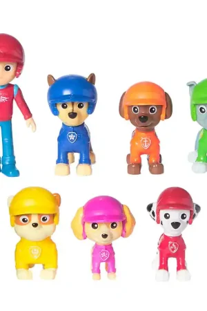 Lage Prijs Paw Patrol Speelgoedfiguur - 7 st. - Reddingswielen