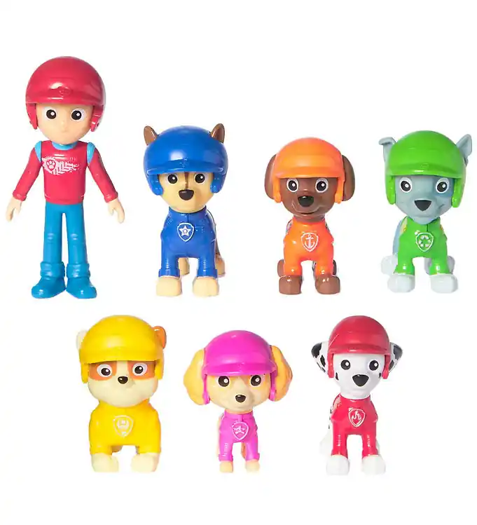 Lage Prijs Paw Patrol Speelgoedfiguur - 7 st. - Reddingswielen