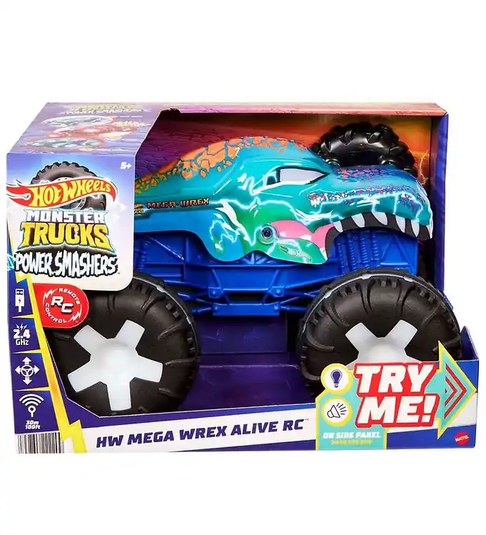 Hot Wheels Afstandsbediening Auto m. Licht/Geluid - Monster Truc Premium