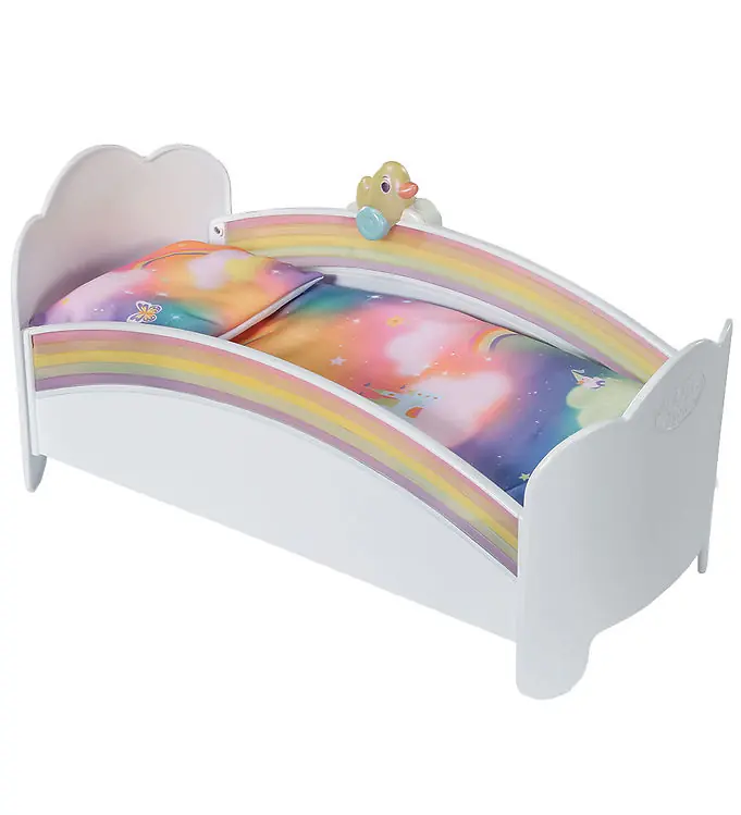 Direct Verzonden Baby Born Poppentoebehoren - Regenboogbed