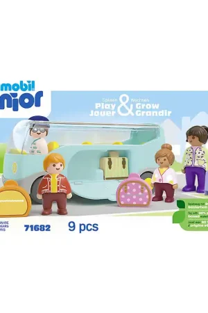 Aanbieding Playmobil Junior - Luchthavenshuttlebus - 71682 - 9 Onderdelen