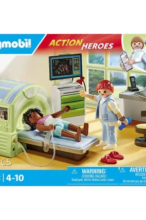 Beperkt Aanbod Playmobil Action Helden - Radioloog met patiënt - 71618 - 29 Ond