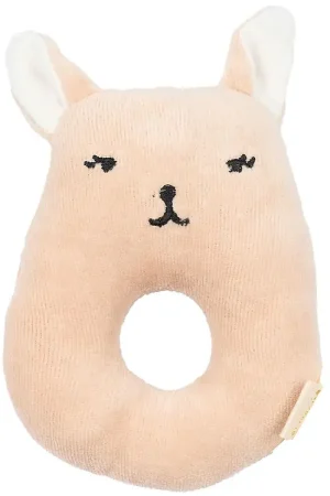 Hoge Kwaliteit Fabelab Rammelaar - Bunny - Dusty Rose
