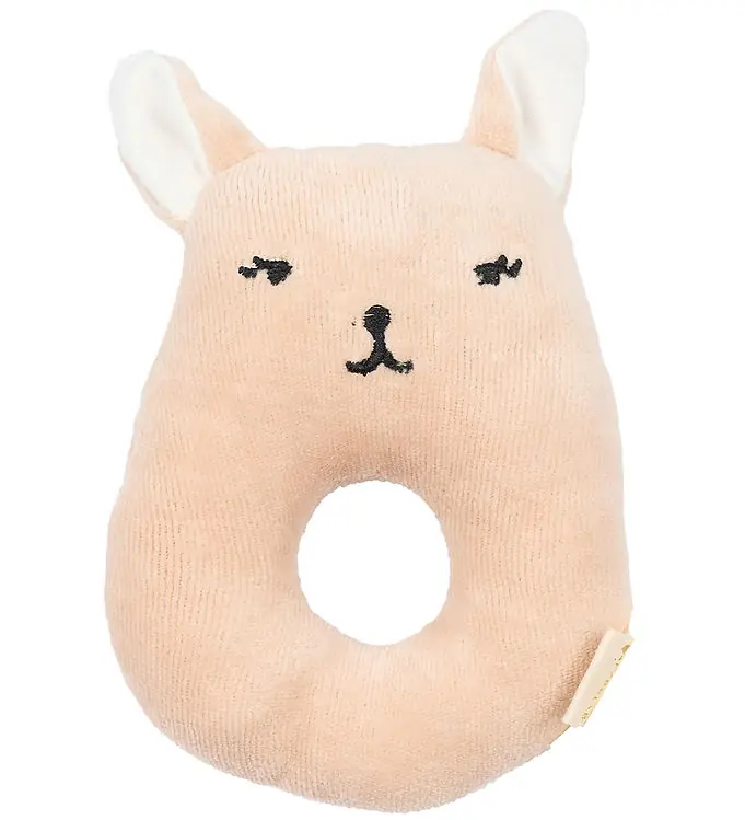 Hoge Kwaliteit Fabelab Rammelaar - Bunny - Dusty Rose
