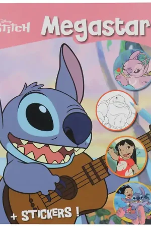 Betaalbaar Megastar Kleurboek m. Stickers - 128 pagina's - Disney Stitch