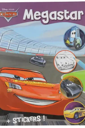 Bestseller Megastar Kleurboek m. Stickers - 128 pagina's - Disney Cars