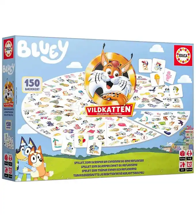 Educa Bordspel - De wilde kat - Bluey Koop Online