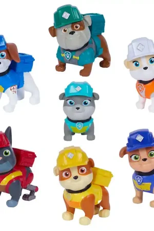 Actieprijs Rubble & Crew Cadeaubox - 7 cm - 7 Speelfiguren