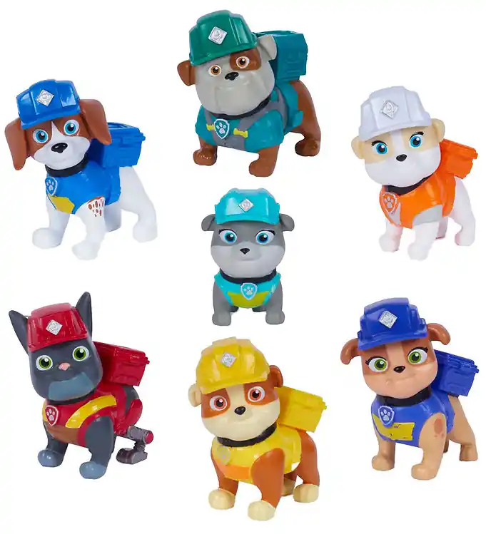 Actieprijs Rubble & Crew Cadeaubox - 7 cm - 7 Speelfiguren