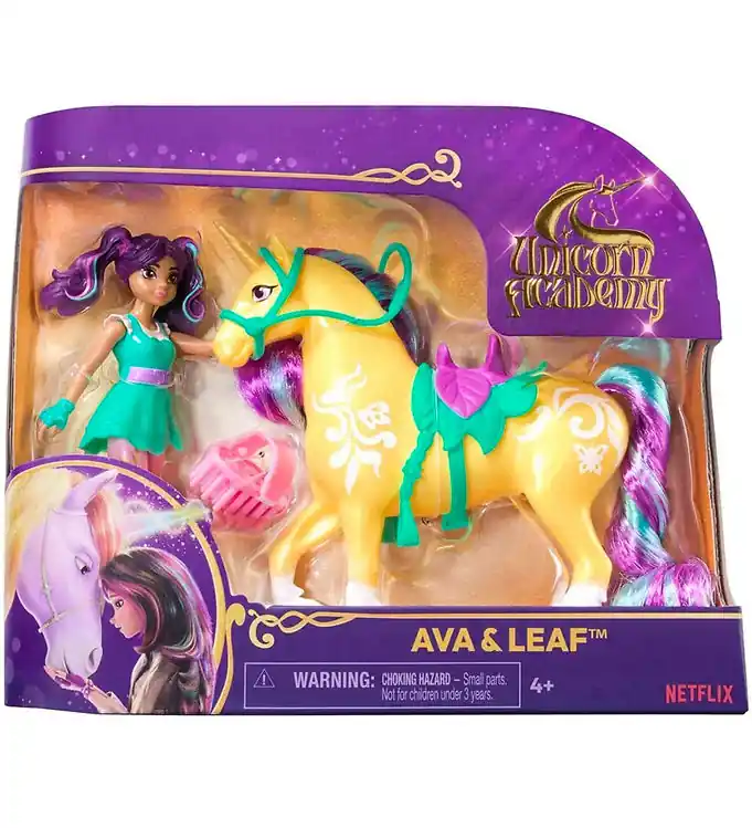 Superprijs Unicorn Academy Speelgoedfiguren - 13,5 cm - Ava & Leaf