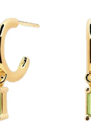 Voordeelprijs MillaVanilla Oorbellen - Groen/Goud