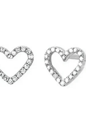 MillaVanilla Oorbellen - Hart - Zilver Hete Deal