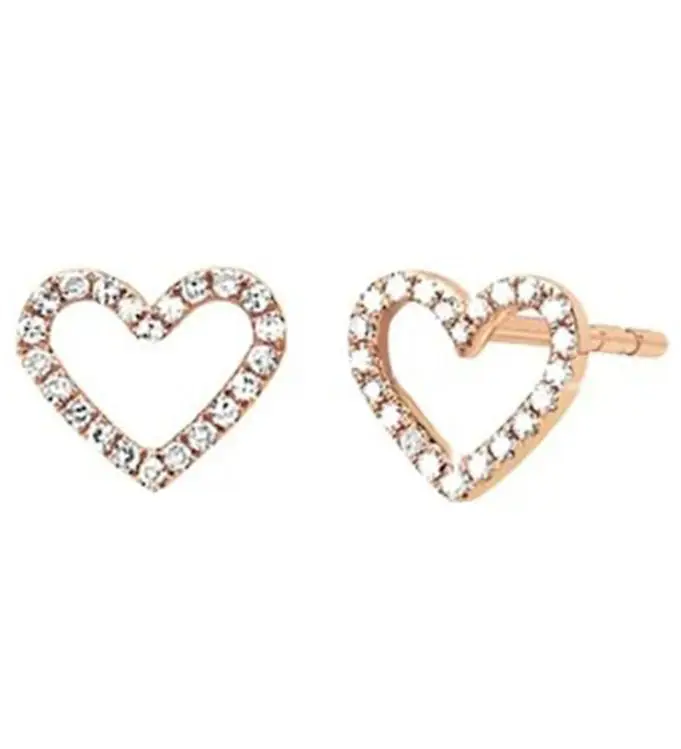 Weekendaanbieding MillaVanilla Oorbellen - Hart - Goud