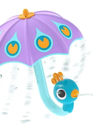 Lage Prijs Yookidoo Badspeelgoed - Fill 'N' Rain Peacock Umbrella - Paars