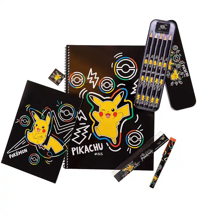 Alleen Vandaag Pokémon Tekenset - Bumper Pack - Zwart m. Pikachu