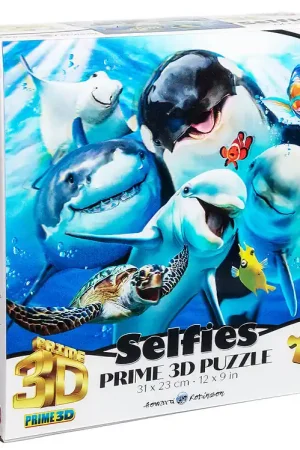 Dagaanbieding Prime 3D Puzzle Puzzel - 3D - 48 Bakstenen - Ocean Selfie
