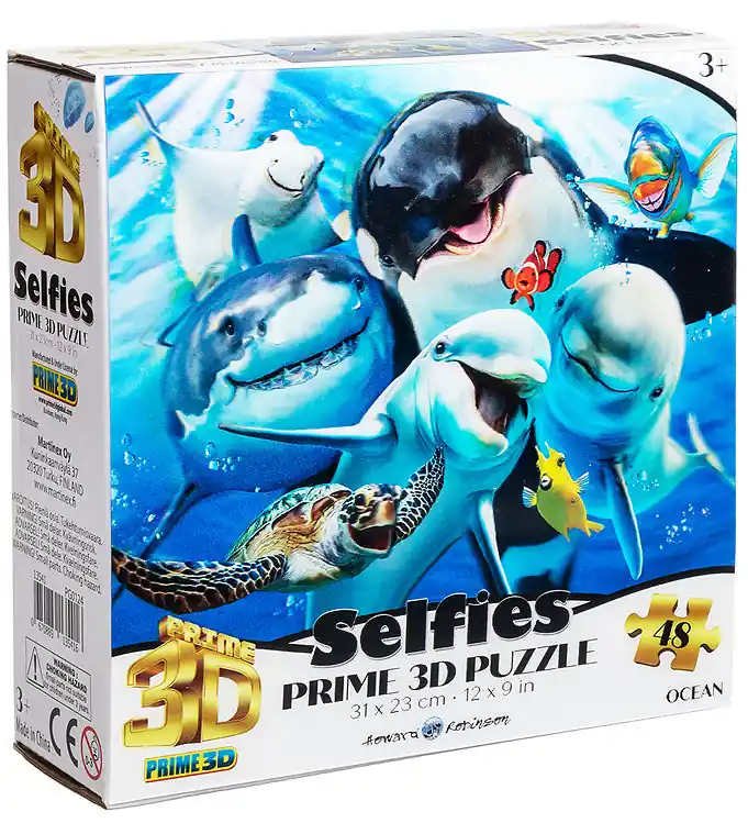 Dagaanbieding Prime 3D Puzzle Puzzel - 3D - 48 Bakstenen - Ocean Selfie