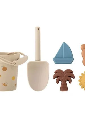 Bloomingville Mini Strandset - Agnes - Silicone - Naturel Veilige Betaling